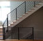 バルコニー階段のためのプロジェクトのステンレス鋼の棒の現代柵で囲む高精度