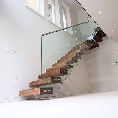 ステンレス鋼まっすぐな階段またはバルコニーのための304の316のガラス柵のスタンドオフ