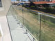 Ss 316クランプ ガラス柵のスタンドオフの建築ガラス デッキの柵